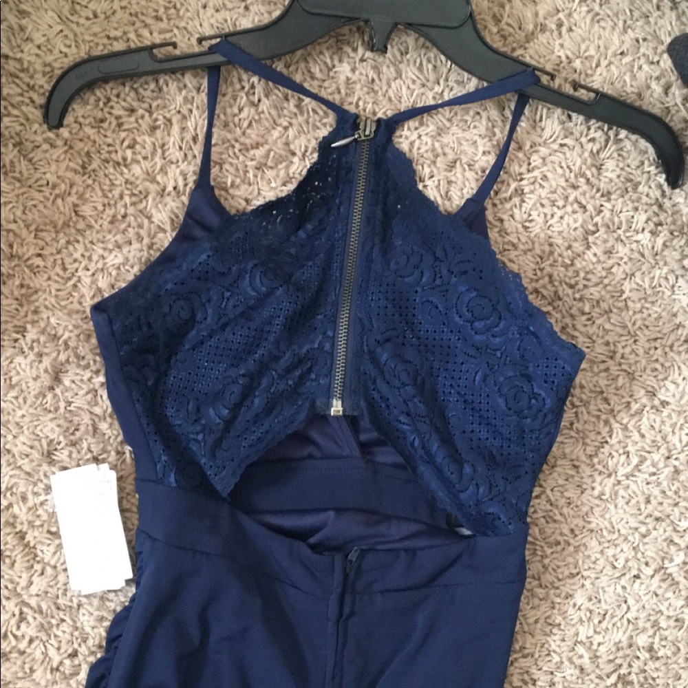 NAVY PROM DRESS
